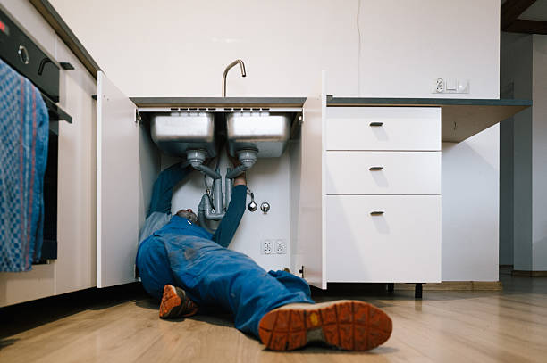 Professional Drain Cleaning technician working in Ozona, FL